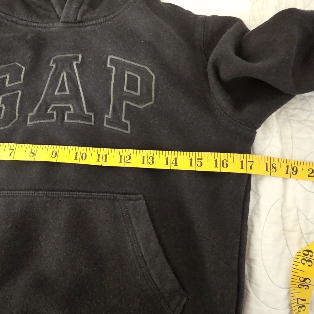 GAP Kids Black Logo Hoodie Size Small